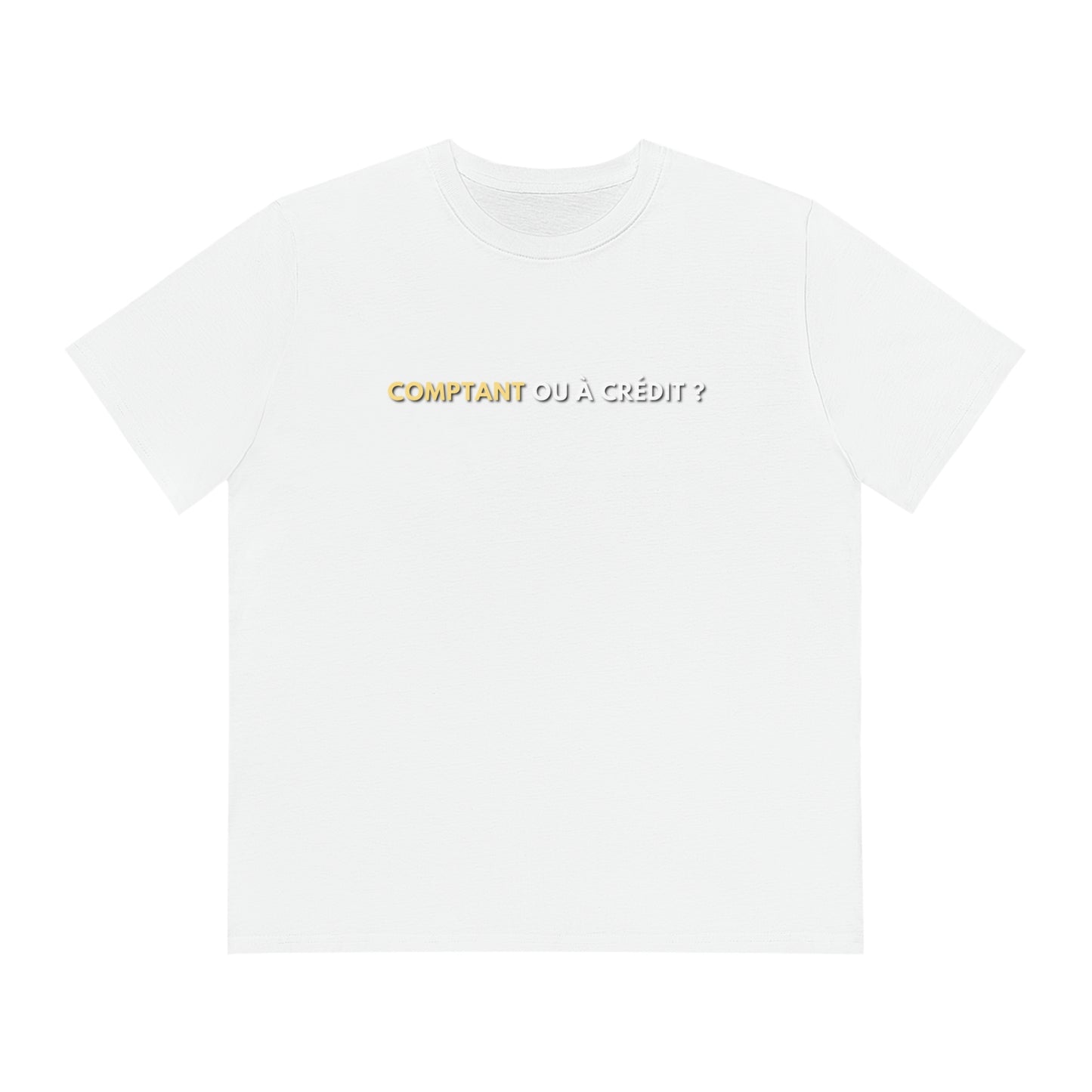 T-shirt - Comptant ou à crédit ?