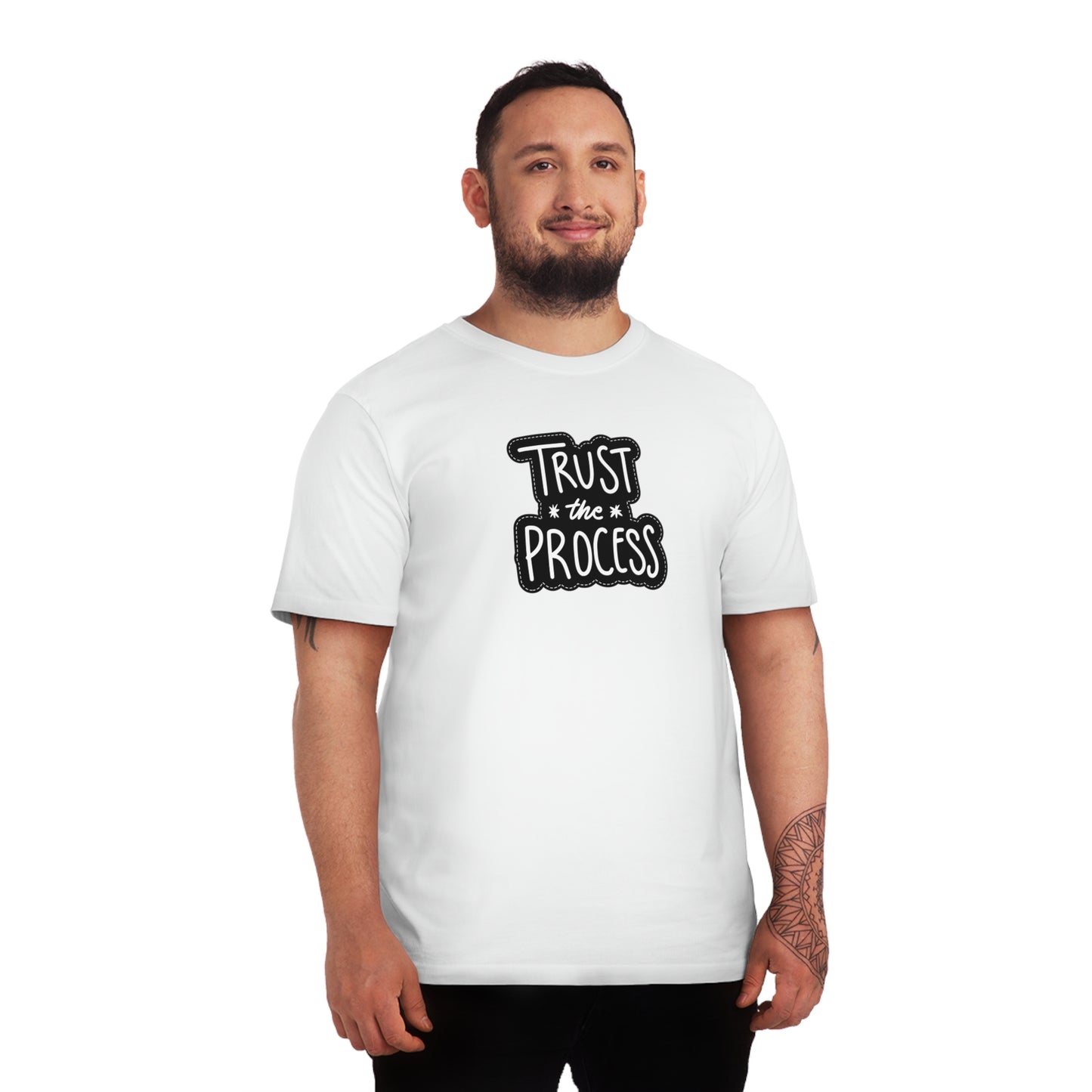 T-shirt blanc - Trust the process