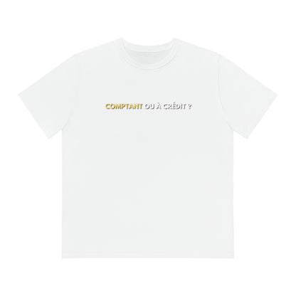 T-shirt - Comptant ou à crédit ?