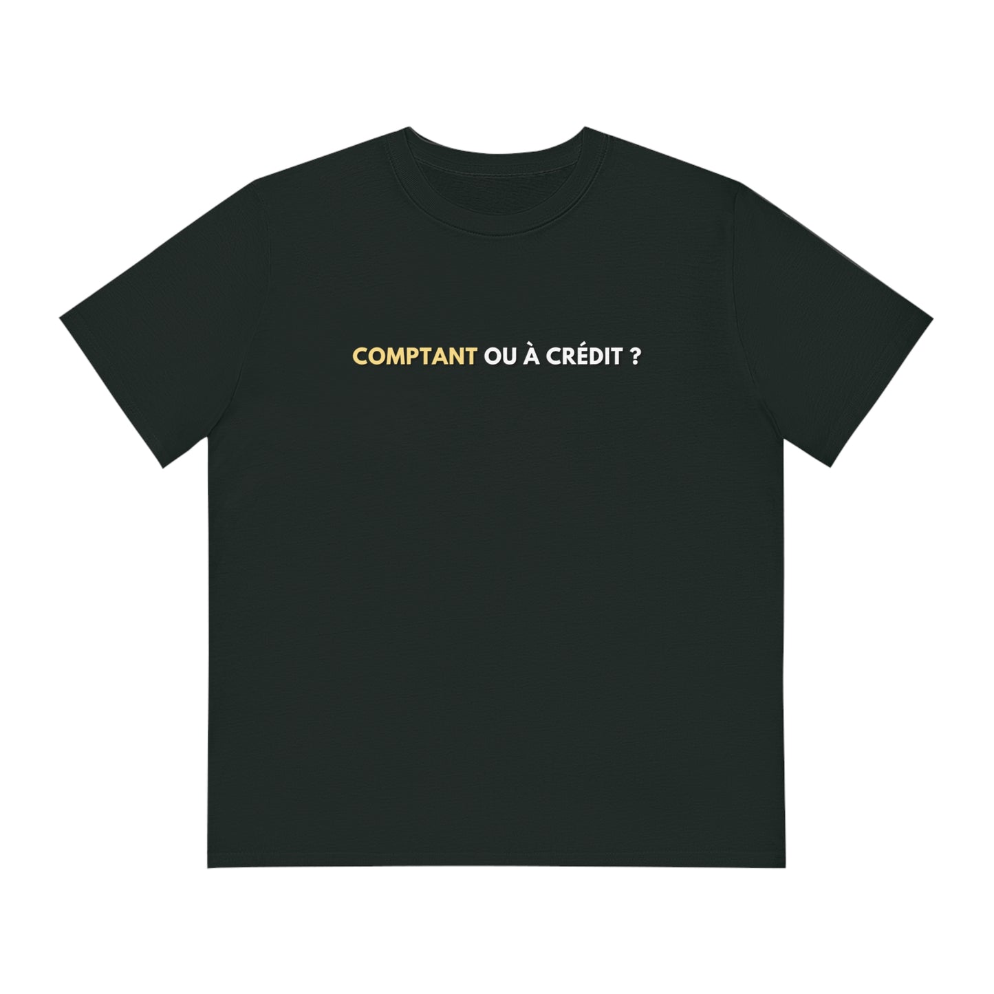 T-shirt - Comptant ou à crédit ?